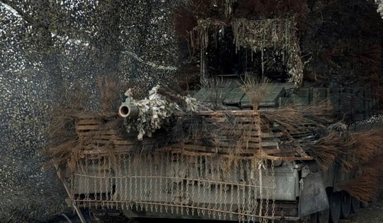 Xe tăng Leopard 1A5 Ukraine vẫn 'sống khỏe' sau hơn 50 đòn tấn công từ UAV Nga