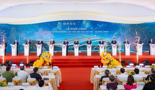 Khởi công tuyến đường sắt tốc độ cao Hà Nội – Quảng Ninh: Rút ngắn hành trình còn 23 phút