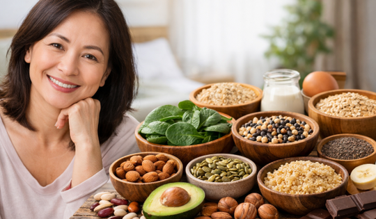 Cách bổ sung magie tự nhiên cho phụ nữ sau tuổi 40, giúp ngủ ngon, xương chắc, giảm căng thẳng