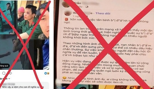Phạt người phụ nữ tung tin giả ‘tân binh bị đánh trong phòng ngủ’