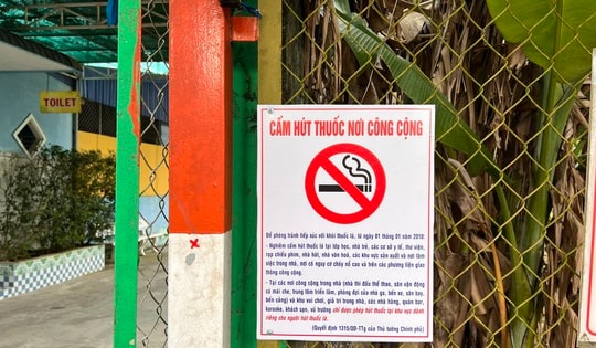 Phạt từ 200.000 - 500.000 đồng hành vi hút thuốc lá tại địa điểm quy định cấm