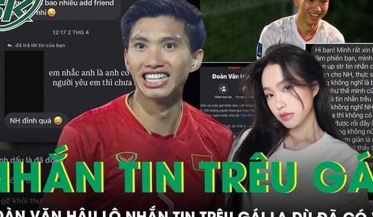 Đoàn Văn Hậu vướng ồn ào tình ái, nghi lộ nhắn tin trêu gái lạ dù đã có vợ đẹp, con xinh