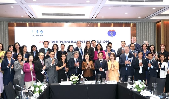 Bộ Y tế đối thoại với đoàn doanh nghiệp Hội đồng Kinh doanh Hoa Kỳ - ASEAN thúc đẩy hợp tác, đầu tư về y tế