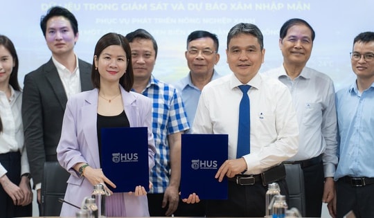 VinFuture kích hoạt 'lá chắn số' chống xâm nhập mặn tại Đồng bằng sông Hồng