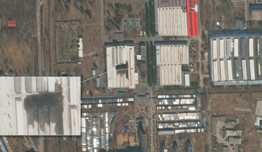 Ảnh vệ tinh tiết lộ thiệt hại tại nhà máy sản xuất tiêm kích Su-57 Nga sau vụ cháy lớn