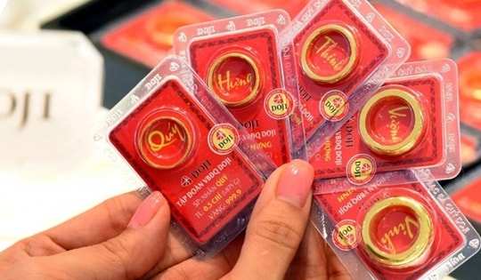 Giá vàng sáng 15/4 đồng loạt tăng mạnh