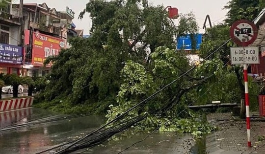 Cảnh báo dông lốc, mưa đá ở khu vực Bắc Bộ và Thanh Hóa