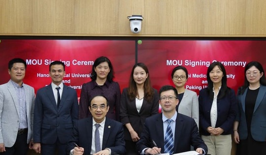 Trường Đại học Y Hà Nội và Đại học Bắc Kinh nâng tầm hợp tác đào tạo và nghiên cứu y khoa