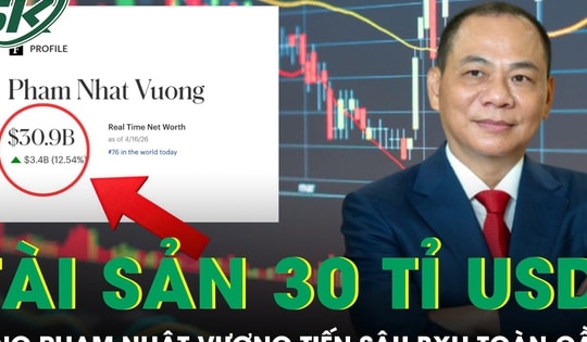 Tài sản vượt 30 tỉ USD, ông Phạm Nhật Vượng tiến sâu bảng xếp hạng toàn cầu