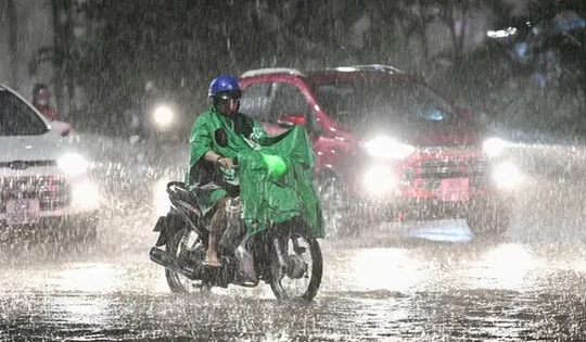 Nhiều khu vực vẫn còn mưa dông trong ngày hôm nay