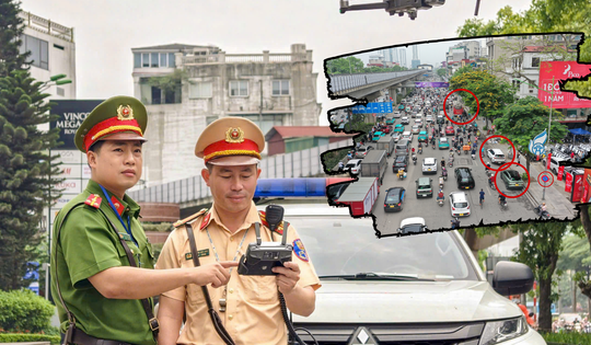 Hà Nội: Dùng flycam ‘bắt lỗi’ dừng đỗ sai quy định 
