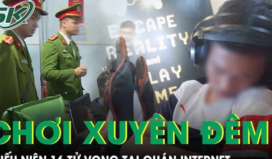 Chơi game xuyên đêm, thiếu niên 16 tuổi tử vong tại quán Internet