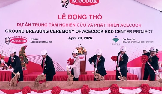 Acecook Việt Nam tổ chức lễ động thổ dự án trung tâm nghiên cứu và phát triển mới