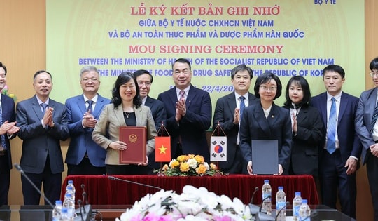 Việt Nam – Hàn Quốc ký kết hợp tác y tế: Mở rộng liên kết dược phẩm, an toàn thực phẩm và công nghệ cao