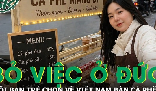 Bỏ công việc ở Đức, đôi bạn trẻ chọn bán cà phê dạo để được sống theo đam mê