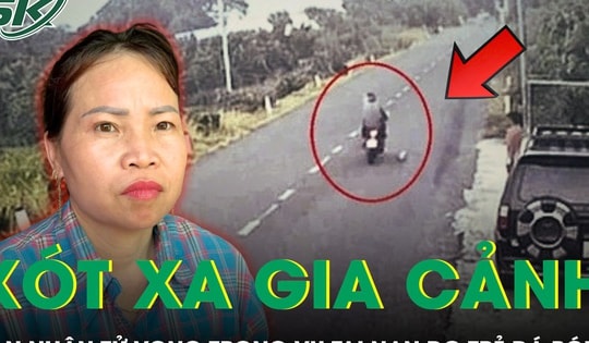 Nạn nhân trong vụ trẻ đá bóng gây TNGT làm nghề thợ hồ, vừa mất con gái 49 ngày trước