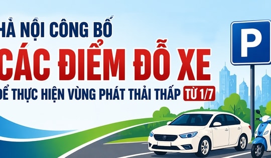 Hà Nội công bố các điểm đỗ xe từ 1/7