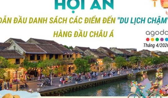 Hội An dẫn đầu danh sách điểm đến 'du lịch chậm' hàng đầu châu Á