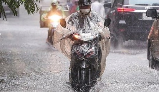 Miền Bắc sắp đón mưa dông do không khí lạnh vào đầu tuần