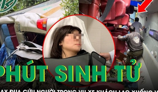 Nhân chứng kể phút sinh tử phá cửa, chạy đua cứu người trong vụ xe khách lao xuống vực ở Sơn La