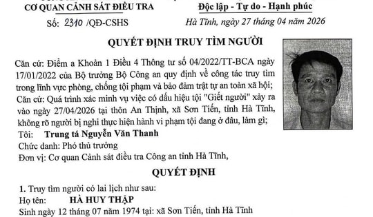 Truy tìm nghi phạm liên quan vụ án mạng khiến một phụ nữ tử vong
