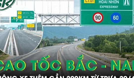 Hôm nay thông xe thêm gần 200km cao tốc Bắc – Nam phía Đông