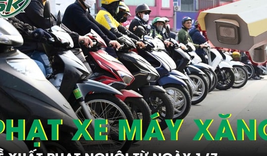 Đề xuất phạt nguội với xe máy xăng đi vào vùng lõi Hà Nội từ 1/7