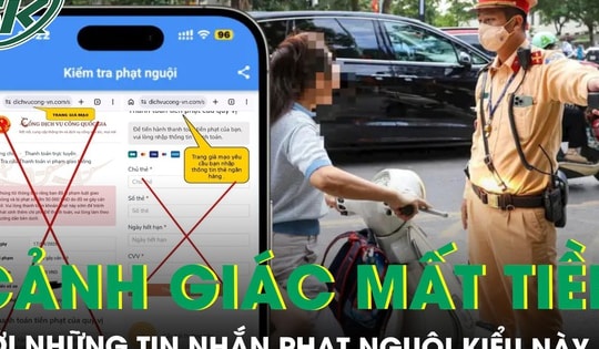 Nhận được tin nhắn phạt nguội kiểu này, người dùng nên cảnh giác kẻo mất tiền