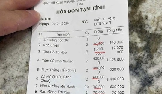 Người trong cuộc nói gì về hóa đơn gần 18 triệu đồng tại Sầm Sơn?