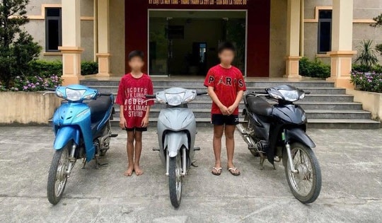 Mới 13 tuổi đã gây ra hàng loạt vụ trộm xe máy