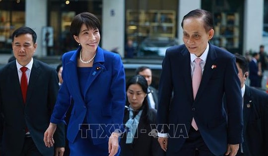 Thủ tướng Nhật Bản phát biểu chính sách tại Đại học Quốc gia Hà Nội