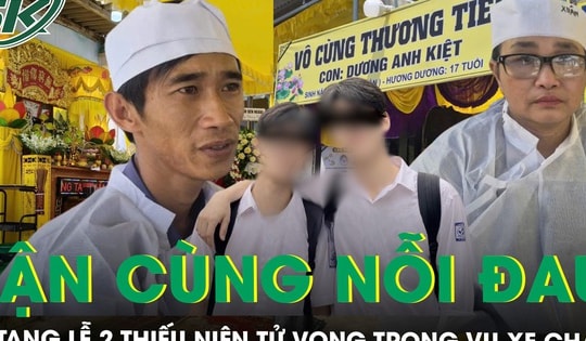 Nỗi đau xé lòng ở tang lễ hai thiếu niên tử vong trong xe cháy tại Đà Nẵng, xót xa hoàn cảnh nạn nhân
