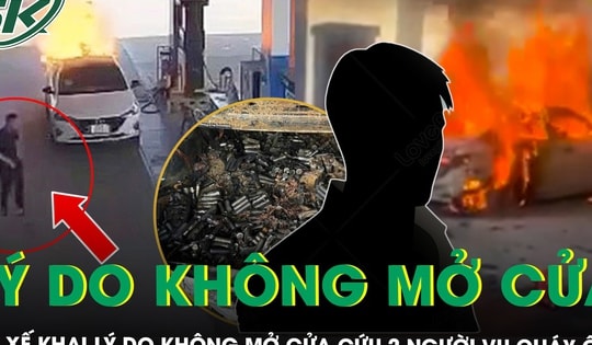 Vụ cháy ôtô tại cây xăng ở Đà Nẵng: Tài xế bị tạm giữ, khai do hoảng loạn nên không mở cửa cứu 2 nạn nhân