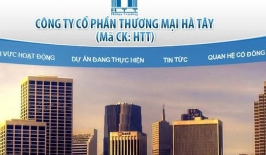 Xử phạt Công ty Cổ phần Thương mại Hà Tây do vi phạm chứng khoán