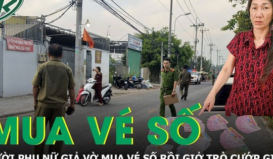 Giả vờ mua vé số, người phụ nữ bất ngờ giật tài sản rồi bỏ chạy