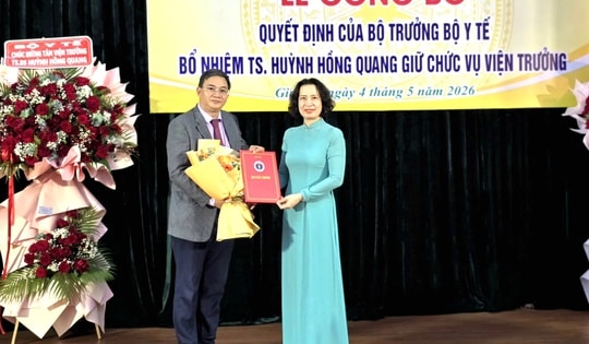 Bộ Y tế công bố quyết định bổ nhiệm Viện trưởng Viện Sốt rét - Ký sinh trùng - Côn trùng Quy Nhơn