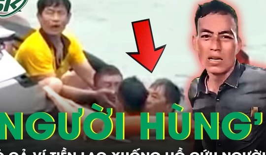 Bỏ cả ví tiền, 'người hùng' lao xuống hồ cứu vận động viên flyboard gặp nạn tại Ninh Bình