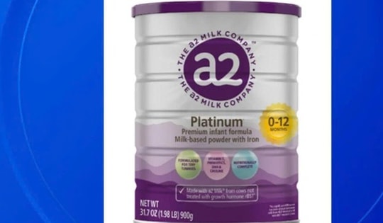 Bộ Y tế cảnh báo khẩn 3 lô sữa công thức a2 Platinum cho trẻ em có chứa độc tố cereulide