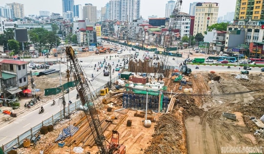 Cầu vượt Vành đai 1 dần thành hình, kỳ vọng giảm áp lực giao thông nội đô