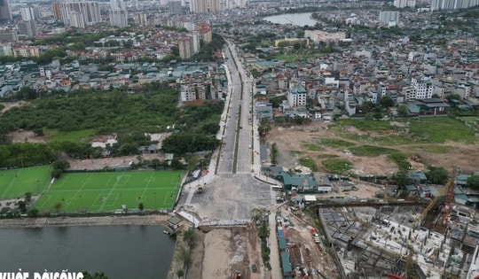 Hoàn thành 300m cuối cùng đường Vành đai 2,5 đoạn Đầm Hồng - Quốc lộ 1A sau 12 năm