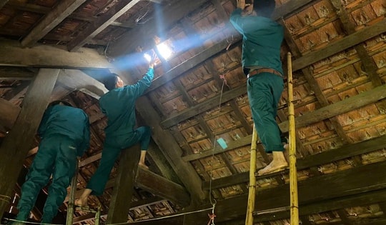 Dông lốc, mưa đá tàn phá Nghệ An: Hàng nghìn héc-ta lúa đổ rạp, gần 1.000 nhà hư hỏng