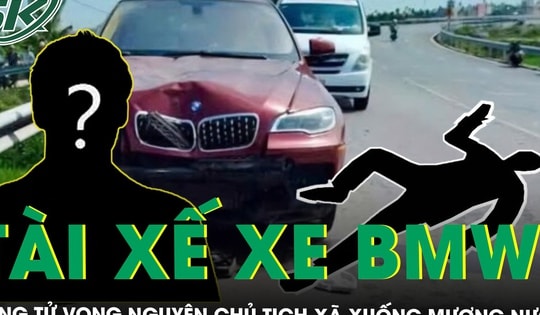 Danh tính tài xế ô tô BMW tông nguyên Chủ tịch xã xuống mương nước rồi rời khỏi hiện trường
