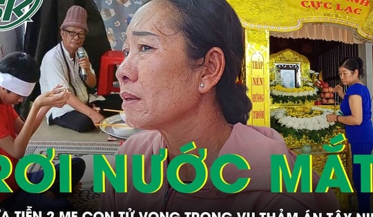 Rơi nước mắt cảnh đoàn người đưa tiễn 2 mẹ con tử vong trong vụ thảm án Tây Ninh