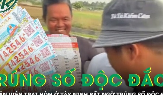 Nhân viên trại hòm ở Tây Ninh bất ngờ trúng 5 vé độc đắc