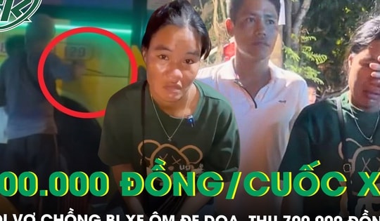 Công an vào cuộc vụ đôi vợ chồng bị xe ôm rút vật nhọn đe dọa, thu 700.000 đồng tiền chở khách