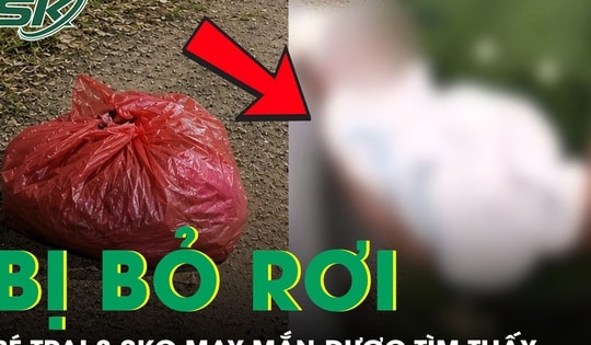 Bé trai 3,2kg bị bỏ lại giữa đêm trong bọc nilon, may mắn giữ được sự sống