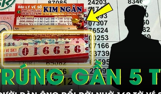 Mua 160 tờ vé số, người đàn ông bất ngờ đổi đời sau một đêm