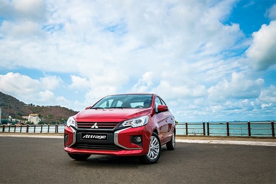 Giá xe Mitsubishi Attrage 2026: Ưu đãi phiếu nhiên liệu và camera lùi tháng 5/2026