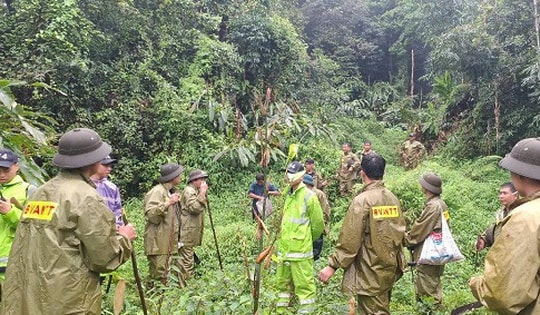 Huy động hàng trăm người tìm kiếm ông Triệu Chàn Tá