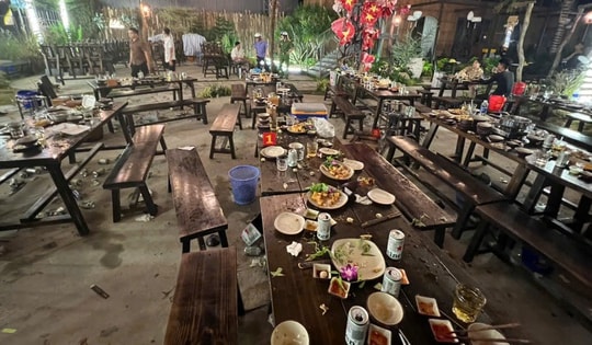 Khởi tố vụ dùng ly thủy tinh đập vào đầu nhau sau chầu nhậu